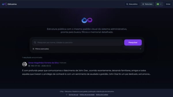 Licença para Obituário Digital CPlay(30 dias)