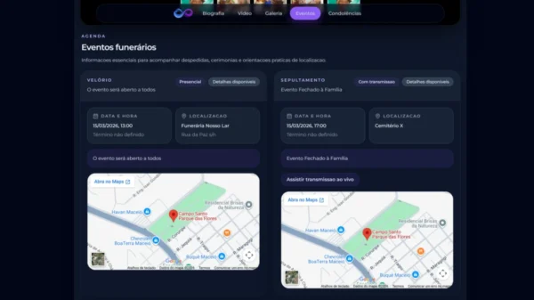 Descrição dos Eventos